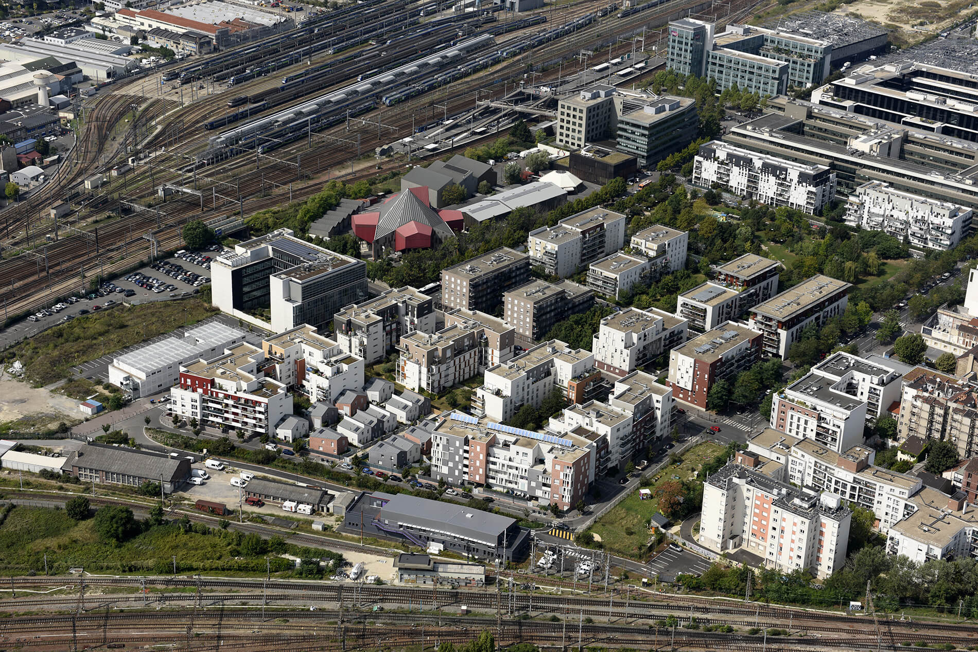 Saint-Denis (93) - Lotissement Landy Sud : Reconversion de friches ferroviaires