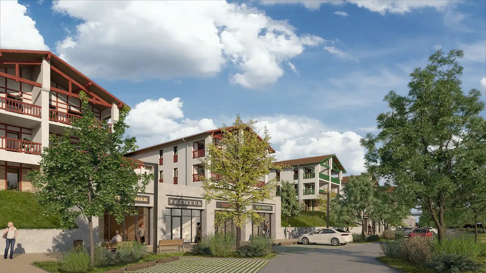 Visuel de la concession d'aménagement ZAC du Centre Bourg à Briscous (64)