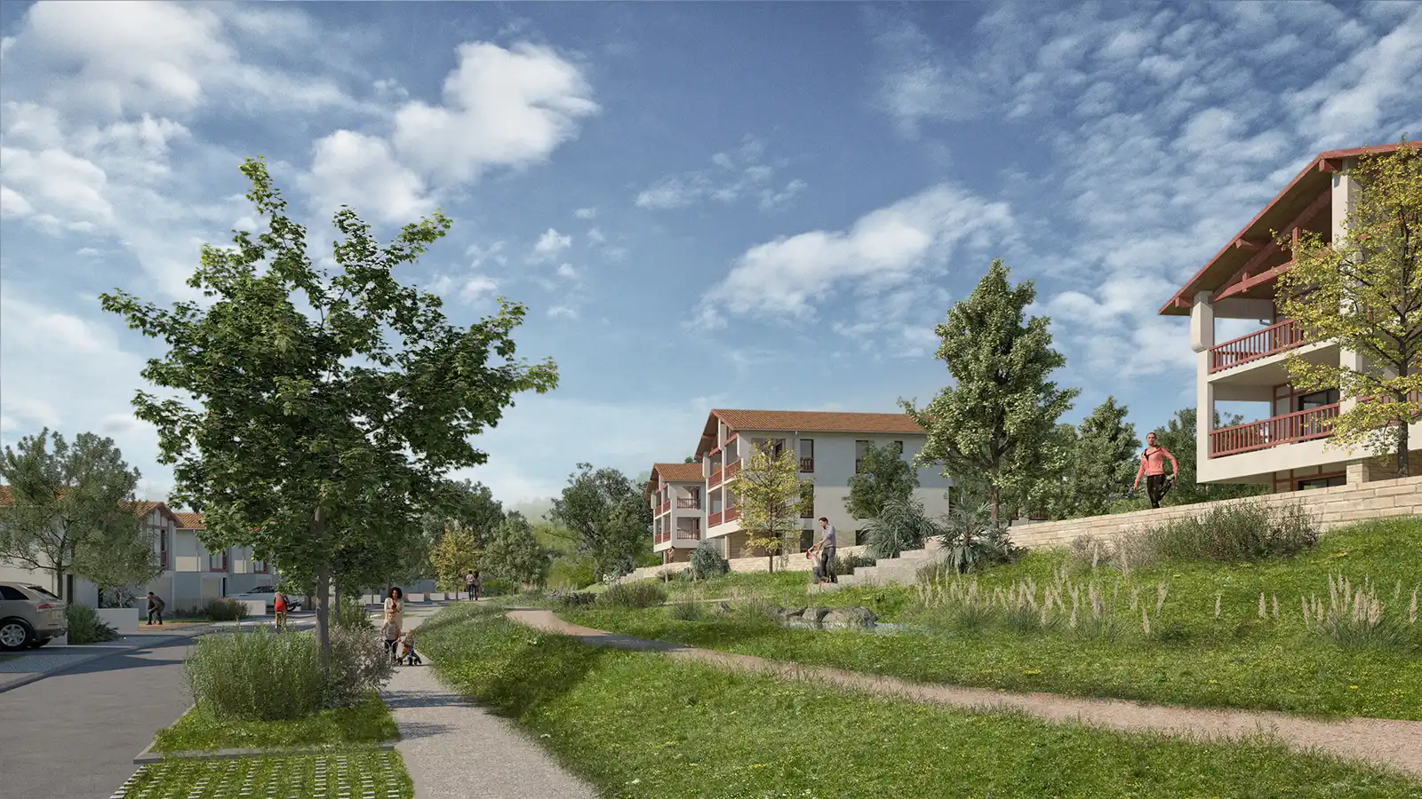 Visuel de la concession d'aménagement ZAC du Centre Bourg à Briscous (64)