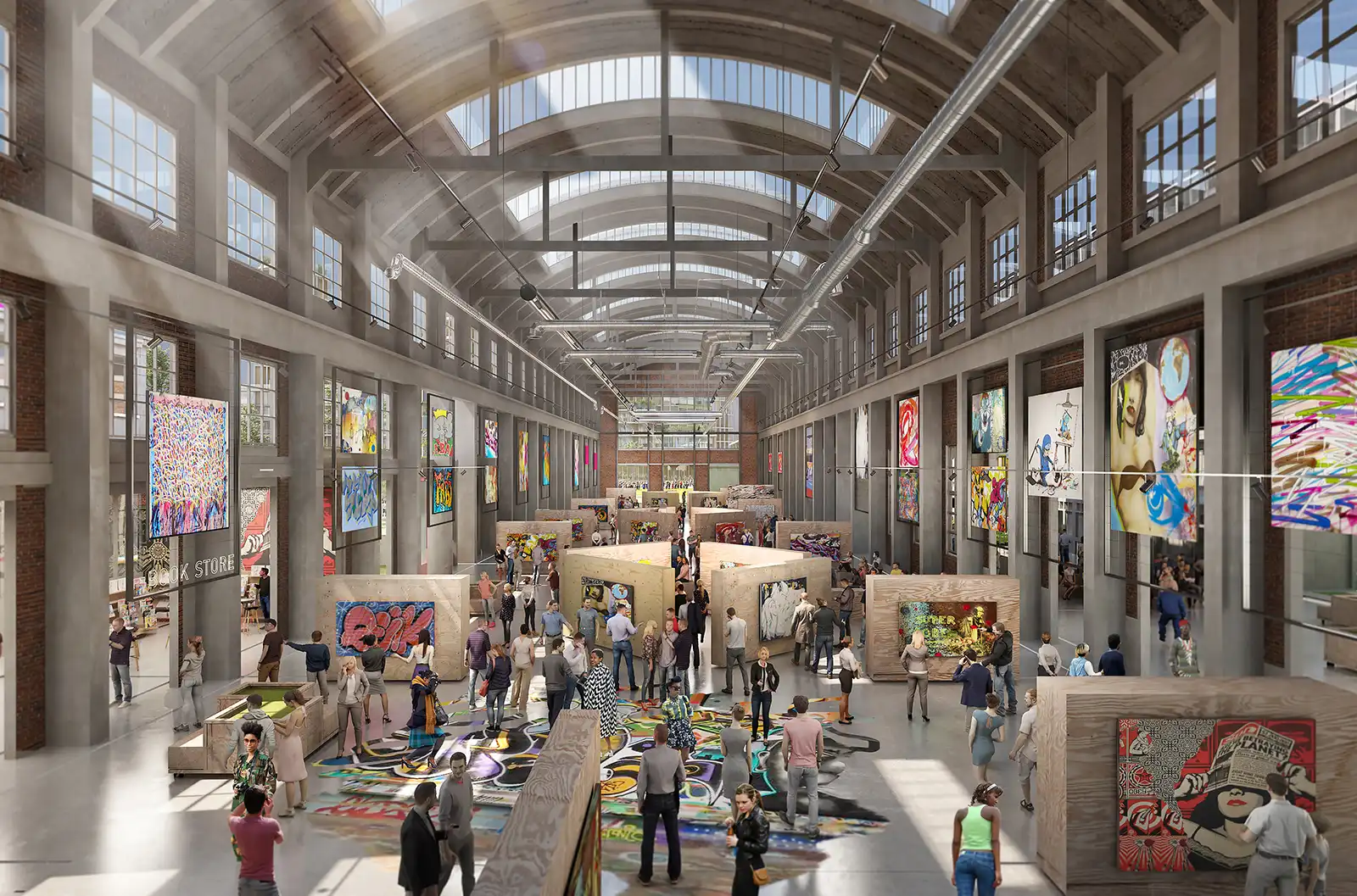 les halles seront réhabilitées pour accueillir l’Aérosol Saint-Denis